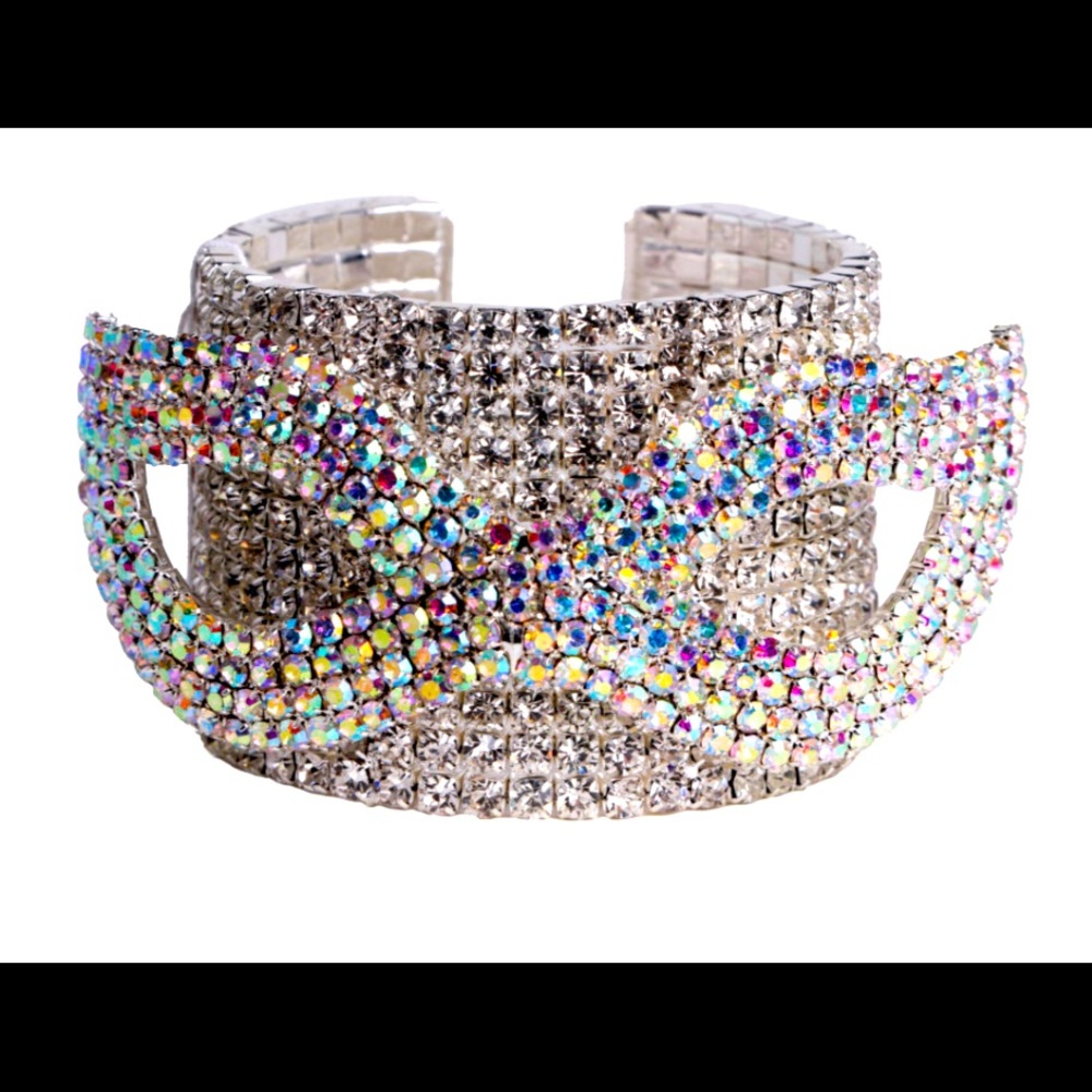 Masquerade Rhinestone Cuff - Picture 1 of 2